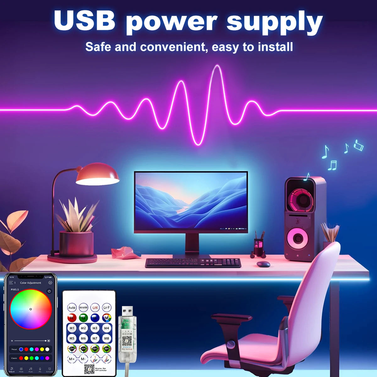 Vibrant Glow Neon Strip Lights™